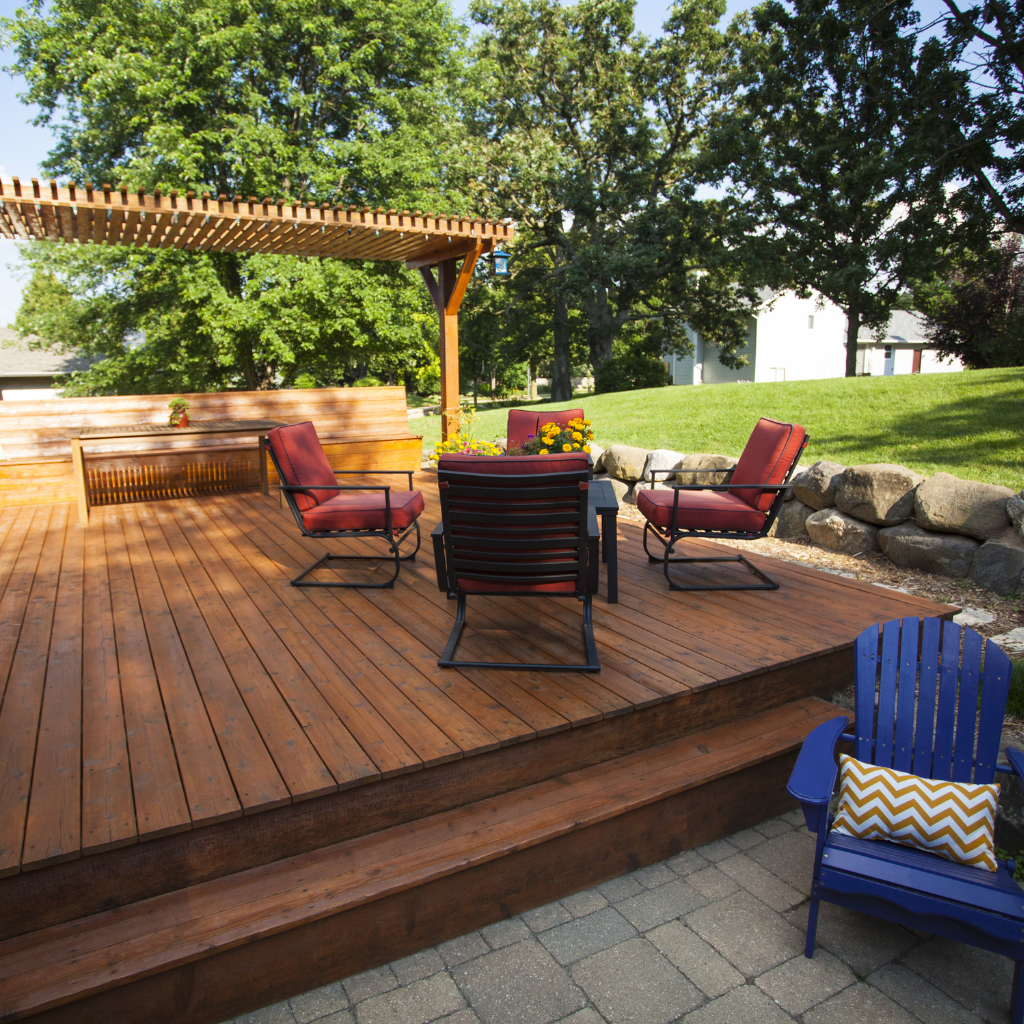 Wooden Patio in Frodsham